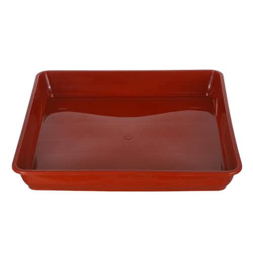 CIYODO 2 Stück dekorative Pflanzentabletts: Quadratische Blumentopf-Untertasse aus Kunststoff für das Home Office – Feuchtigkeitsabtropfschalen für Bonsai-Töpfe – Drainageboden für Blumentöpfe CIYODO 2 Stück dekorative Pflanzentabletts: Quadratische Blumentopf-Untertasse aus Kunststoff für das Home Office – Feuchtigkeitsabtropfschalen für Bonsai-Töpfe – Drainageboden für Blumentöpfe von CIYODO