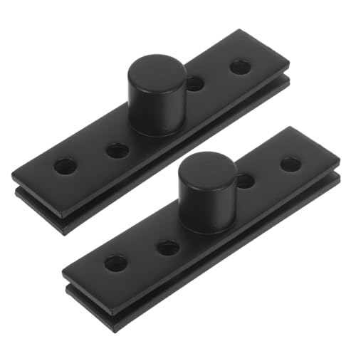 CIYODO 2 Stücke Edelstahl Drehbare Verdeckte Pivot Scharniere für Möbel Unsichtbare Türscharniere Versteckte Montage für Schränke und Kleiderschränke Robust Leise von CIYODO