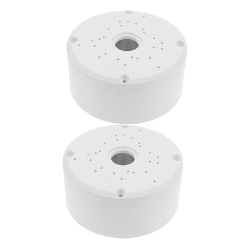 CIYODO 2 Stücke Wetterfeste Überwachungskamera-Halterung mit Verstellbarem Halter und Integriertem Kabelschutz Multifunktionale Mehrloch CCTV Junction Box für Flexible Montage und von CIYODO