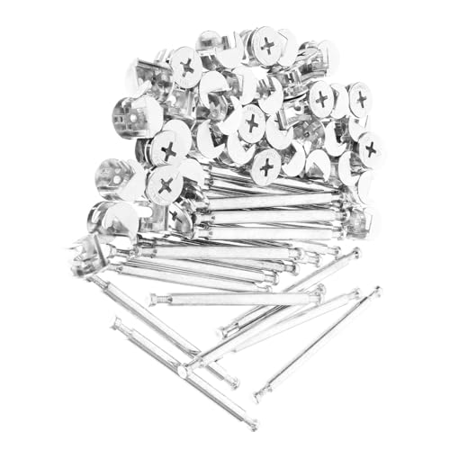 CIYODO 20 Sätze Teiliges Möbelverbinder Doppelseitigen Verbindungsstangen Cam Fittings und Verbindungshülsen Stabile Möbelverbindung für Schränke und Einfache Montage Langlebig und von CIYODO