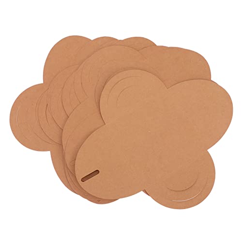 CIYODO 20 Stück CD-Tasche aus Kraftpapier einfache Brieftasche kleine CD Verpackungshüllen CD-Hüllen aus Papier Vinyl briefumschläge Multi-Disc-CD-Tasche Papierverpackungs-CD-Tasche Brown von CIYODO