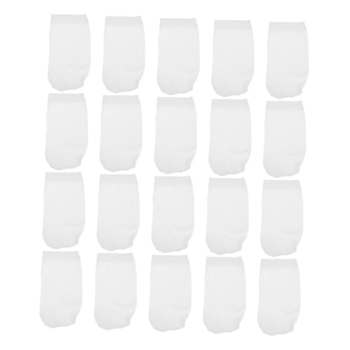CIYODO 20 Stück Teiliges Pool Skimmer Socken Feinem Nylonnetz Wiederverwendbare Filterbeutel für Skimmerkörbe zur Entfernung von Blättern und Schmutz Passend für Oberirdische und von CIYODO