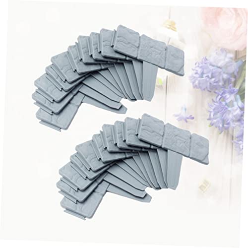 CIYODO 20 Stück Teiliges Set Dekorative Kunststoff Gartenzaun Einfassung Einfacher und Flexibler Rasenkante für Outdoor Garten CIYODO 20 Stück Teiliges Set Dekorative Kunststoff Gartenzaun Einfassung Einfacher und Flexibler Rasenkante für Outdoor Garten von CIYODO