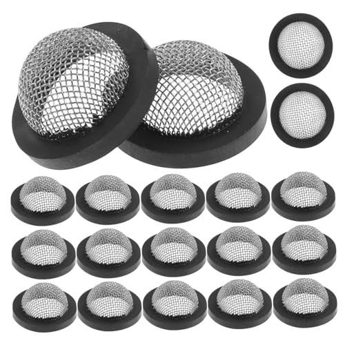 CIYODO 20St Sechspunkt-Filterdichtung Waschmaschine reparaturset Waschschlauchfilter mit Sieb Rohrdichtung Bausatz Schlauch Filterwascher Zulaufschlauchkupplung mit Sieb Gummi von CIYODO
