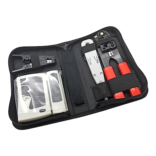 CIYODO 24 Stück Teiliges Home Network Tool Kit mit Netzwerktester und Geschirmte Stecker Aufbewahrungstasche für Daten und Ethernet Kabel Einfache und Installation Zufällige Farbe CIYODO 24 Stück Teiliges Home Network Tool Kit mit Netzwerktester und Geschirmte Stecker Aufbewahrungstasche für Daten und Ethernet Kabel Einfache und Installation Zufällige Farbe von CIYODO