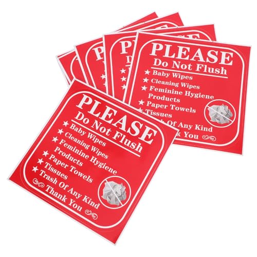 CIYODO 24 Stück Teiliges Toiletten Bitte nicht Spülen Wc Warnhinweise Selbstklebend für Bad und Toilette Wasserfest Einsetzbar Schützt vor Verstopfungen Einfache Anbringung Sauberen CIYODO 24 Stück Teiliges Toiletten Bitte nicht Spülen Wc Warnhinweise Selbstklebend für Bad und Toilette Wasserfest Einsetzbar Schützt vor Verstopfungen Einfache Anbringung Sauberen von CIYODO
