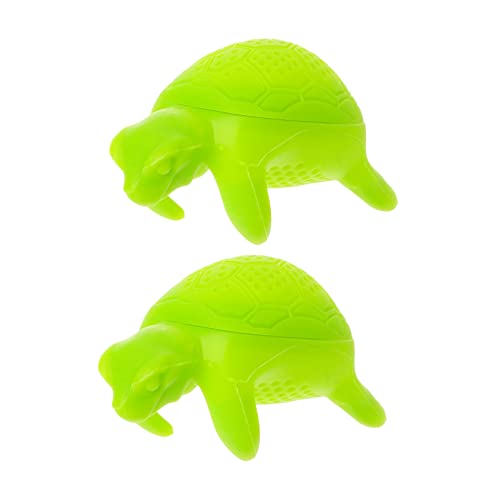 CIYODO 2er Set Schildkröte Teesieb Tierischer Teefilter Für Losen Tee Nachhaltige Küchenhelfer Ideal Für Teetassen Und Teekannen von CIYODO