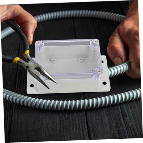 CIYODO 3 Sätze Wasserdichte Anschlusskästen mit Transparentem Deckel Wetterfeste Außensteckdosenbox Uv-beständiger Kabel-verteiler für Stromverteilung im Freien Einfache Installation für CIYODO 3 Sätze Wasserdichte Anschlusskästen mit Transparentem Deckel Wetterfeste Außensteckdosenbox Uv-beständiger Kabel-verteiler für Stromverteilung im Freien Einfache Installation für von CIYODO