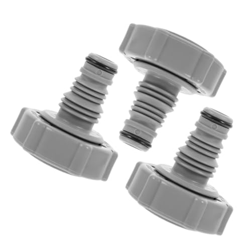 CIYODO 3 Stück Poolschlauch Adapter Verbindungstecker für Vakuumschlauch zu Installieren Passend für Abflussrohre Langlebig und Zuverlässig von CIYODO