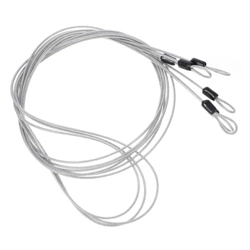 CIYODO 3 Stück Stahldrahtseil Rostfrei Flexibel und Korrosionsbeständig Vielseitig Einsetzbar für Spannseile Geländer und Befestigungen im Außenbereich CIYODO 3 Stück Stahldrahtseil Rostfrei Flexibel und Korrosionsbeständig Vielseitig Einsetzbar für Spannseile Geländer und Befestigungen im Außenbereich von CIYODO