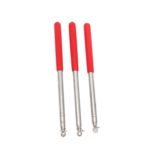 CIYODO 3 Stück Teiliges Edelstahl Teleskop Fahnenmast mit Rutschfestem Schwammgriff Ausziehbar und Windbeständig für Schulunterricht Tourguides Outdoor Events und Festivals von CIYODO