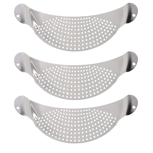 CIYODO 3 Stück Teiliges Edelstahl Topfsieb mit Zwei Griffen Sicherer und Einfacher Abgießer für Pasta und Gemüse Optimal für Töpfe und Pfannen Rostfrei und Platzsparend mit Aufhängeloch CIYODO 3 Stück Teiliges Edelstahl Topfsieb mit Zwei Griffen Sicherer und Einfacher Abgießer für Pasta und Gemüse Optimal für Töpfe und Pfannen Rostfrei und Platzsparend mit Aufhängeloch von CIYODO