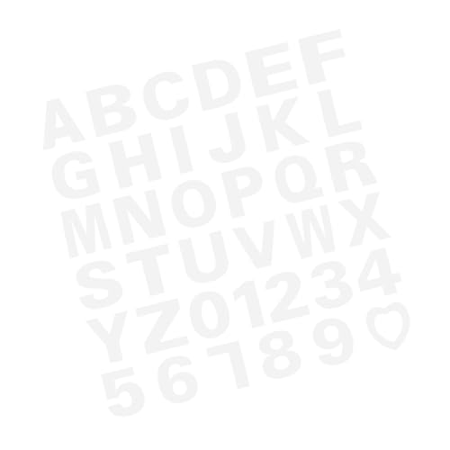 CIYODO 37 Stück Teiliges Herzförmiges Zahlen Buchstaben kuchenschablonen Lebensmittelechtem Pet DIY Backformen für Geburtstag Hochzeit und Festtagskuchen Wiederverwendbar und Vielseitig von CIYODO