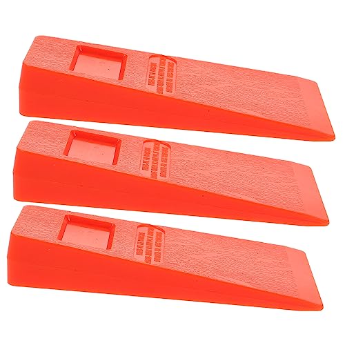 CIYODO 3 stücke Fällen Werkzeug Baum Schneiden Keile für Holzfällerei Kunststoff Chock Logging Versorgung 5 Zoll Orange Holzfällerei Chock von CIYODO