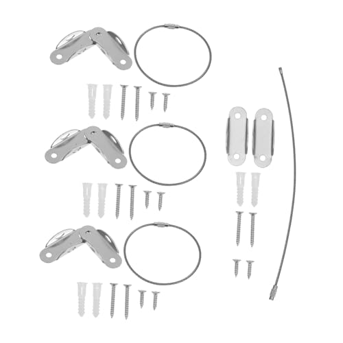 CIYODO 4 Sätze Möbel Gurte aus Metall Stabile Kindersicherung für Schränke Regale Möbelanker zur Sturzprävention Robustes Verankerungsset für Babysicherheit CIYODO 4 Sätze Möbel Gurte aus Metall Stabile Kindersicherung für Schränke Regale Möbelanker zur Sturzprävention Robustes Verankerungsset für Babysicherheit von CIYODO