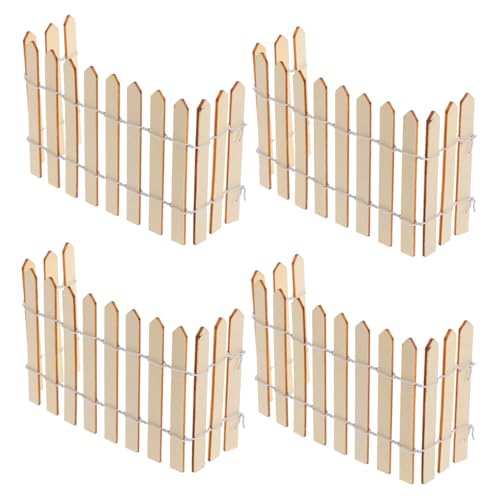 CIYODO 4 Stück Dekorativer Gartenzaun Teiliges für Mikrolandschaften Einfache Installation Kreative Gestaltung für Feengarten und Garten Dekoration CIYODO 4 Stück Dekorativer Gartenzaun Teiliges für Mikrolandschaften Einfache Installation Kreative Gestaltung für Feengarten und Garten Dekoration von CIYODO
