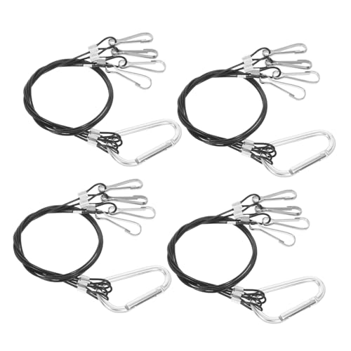 CIYODO 4 Stück Drahtseil Pflanzen Wachsen Lichtaufhänger Seilaufhänger Für Pflanzen Pflanzenhalter Für Aquarien Hängender Korbseilaufhänger Pflanzenseilaufhänger Silber Rostfreier Stahl CIYODO 4 Stück Drahtseil Pflanzen Wachsen Lichtaufhänger Seilaufhänger Für Pflanzen Pflanzenhalter Für Aquarien Hängender Korbseilaufhänger Pflanzenseilaufhänger Silber Rostfreier Stahl von CIYODO