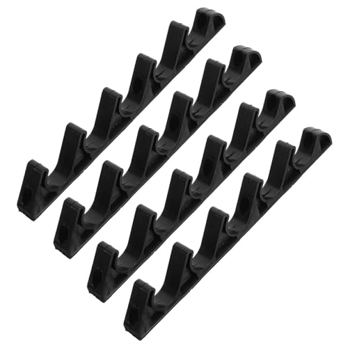 CIYODO 4 Stück Gang Kunststoff Stuhl Verbindungsclip Wetterfeste Campingmöbel Halterung Stabiler Fünf Versteller Klappbarer Gartenstuhl Adapter für Outdoor Liegestühle von CIYODO