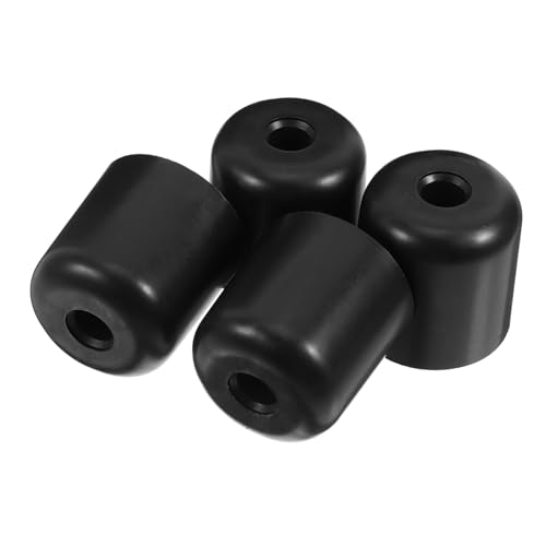 CIYODO 4 Stück Möbelbeine Rund Schwarz Tapered Sofabeine für Tisch Couch und Schrank Montageschrauben Einfache Installation und Stabiler Halt von CIYODO