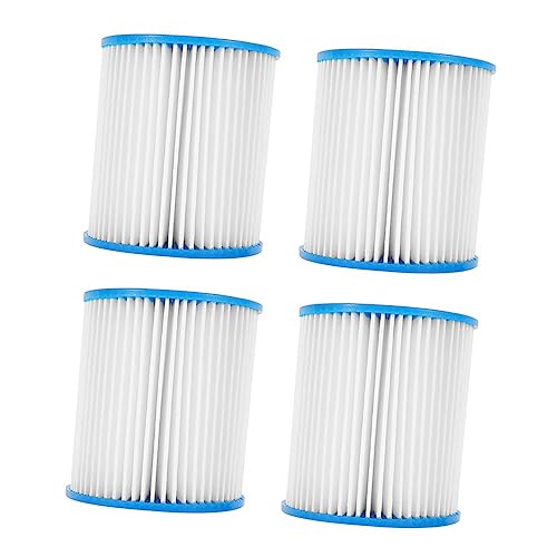 CIYODO 4 Stück Pool Filter für Schwimmbad Pumpen Hochdruck Wiederverwendbare Filterelemente Geeignet für Pools Wasserreinigung und Frische Zirkulation CIYODO 4 Stück Pool Filter für Schwimmbad Pumpen Hochdruck Wiederverwendbare Filterelemente Geeignet für Pools Wasserreinigung und Frische Zirkulation von CIYODO