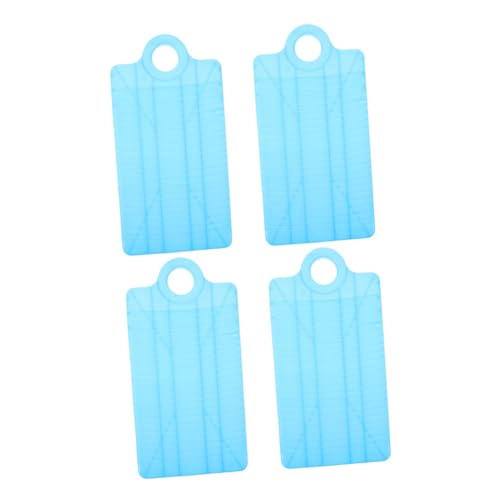 CIYODO 4 Stück Reisewaschbrett kleines Waschbrett Scheuerbrett zum Wäschewaschen manuelles Werkzeug zum Waschen von Kleidung Waschbrett weiches Gummi Blau von CIYODO