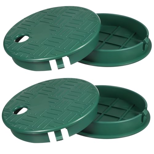 CIYODO 4 Stück Runde Ventilboxabdeckung für Bewässerungssysteme Wetterfeste Kunststoffabdeckung für Gartenventile Einfache Installation Zuverlässiger Schutz für Sprinkleranlagen CIYODO 4 Stück Runde Ventilboxabdeckung für Bewässerungssysteme Wetterfeste Kunststoffabdeckung für Gartenventile Einfache Installation Zuverlässiger Schutz für Sprinkleranlagen von CIYODO