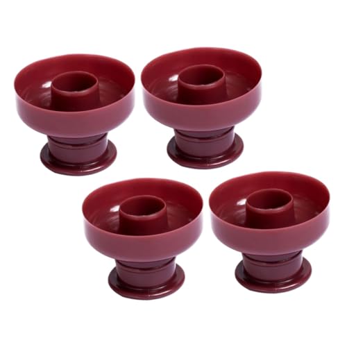 CIYODO 4 Stück Teiliges DIY Donut Backform aus Robustem Kunststoff Runde Antihaft Donutform für Hausgemachtes Backen Wiederverwendbar Leicht zu Reinigen zum Kreativen Backen von CIYODO