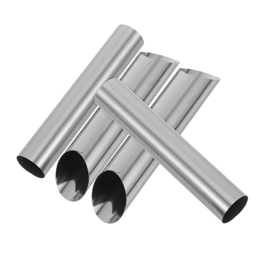 CIYODO 4 Stück Teiliges Set Backformen für Croissants und Sahnehörner Antihaft Röhren für Vielseitige Backprojekte der Heimischen Küche Einfach zu Reinigen und Großzügiges Design von CIYODO