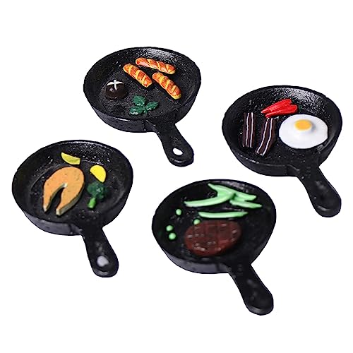 CIYODO Einzigartige Bratpfanne Form Kühlschrank Magneten 4PCS Küche Decor Magneten Harz Material Scratch von CIYODO