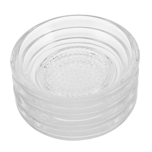 CIYODO 4 Stück Transparente Kleine Dipschalen mit Manuellem Reibeinsatz Vielseitige Schälchen zum Reiben und Servieren von Knoblauch Ingwer Sojasauce für Küche und Picknick von CIYODO