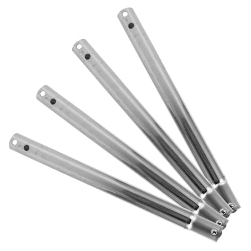 CIYODO 4 Stück Verstärkte Ofenbeine Kompatibles Zeltofenbein Campingausrüstungsofenbein Metallkocherbein Ersatz Für Zelt Holzofenfuß Ersatz Für Campingofenfuß Silber CIYODO 4 Stück Verstärkte Ofenbeine Kompatibles Zeltofenbein Campingausrüstungsofenbein Metallkocherbein Ersatz Für Zelt Holzofenfuß Ersatz Für Campingofenfuß Silber von CIYODO