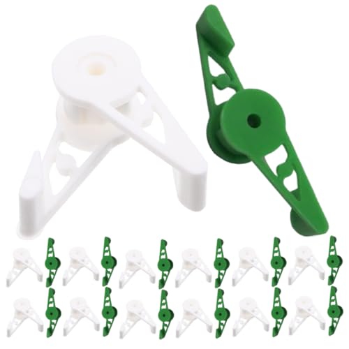 CIYODO 40 Stück Teiliges Verstellbare Pflanzenzweigbieger Drehbar Grüne und Weiße Pflanzentrainer Clips für Äste Geeignet für Obst und Gemüsepflanzen Langlebiges CIYODO 40 Stück Teiliges Verstellbare Pflanzenzweigbieger Drehbar Grüne und Weiße Pflanzentrainer Clips für Äste Geeignet für Obst und Gemüsepflanzen Langlebiges von CIYODO