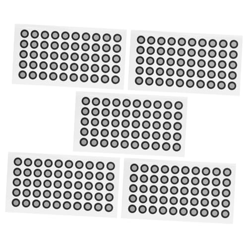 CIYODO 5 Blätter Scanning Marker Reflexionspunkte Punkte pro Blatt Referenzmarkierer für Präzise Positionierung Dicke für Scanleistung von CIYODO