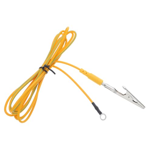 CIYODO 5 Stück Teiliges Erdungskabel mit Krokodilklemme und Anschlusslasche Lang Antistatisch Robustes Grounding-kabel für Elektrische Geräte und Elektronische Anwendungen von CIYODO