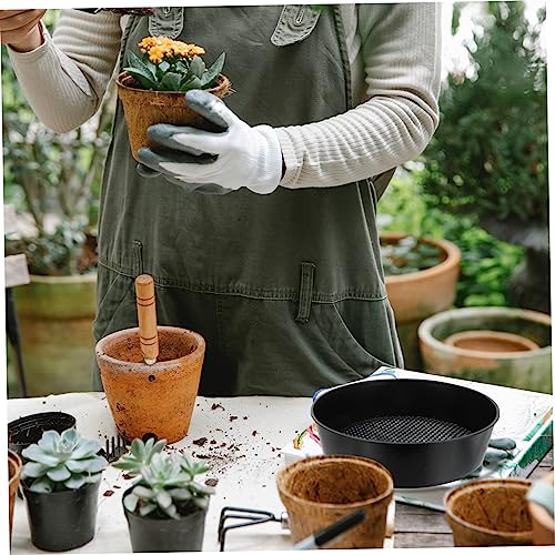 CIYODO 5 Stück Teiliges Gartensieb aus Langlebigem Kunststoff Bodensieb zur Gartenerde Siebung Effizientes Sand und Pflanzensieb für Gartenarbeit und Pflanzenfilterung Schwarz CIYODO 5 Stück Teiliges Gartensieb aus Langlebigem Kunststoff Bodensieb zur Gartenerde Siebung Effizientes Sand und Pflanzensieb für Gartenarbeit und Pflanzenfilterung Schwarz von CIYODO
