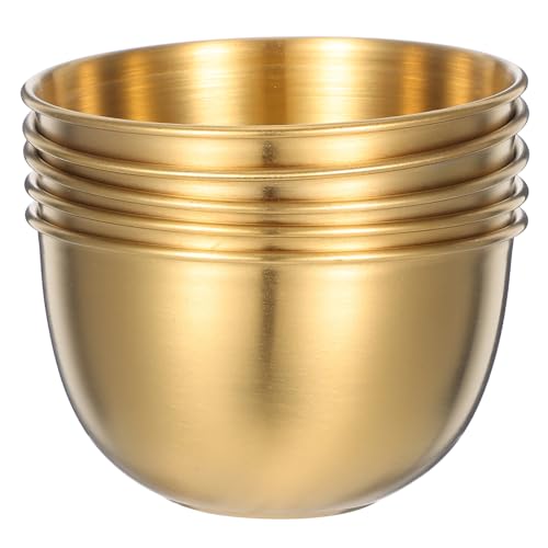 CIYODO 5 Stück Teiliges Gewürzschalen mit Polierten Rollierten Kanten Sauce Schälchen Stabile Vielseitige Dipschalen für Soßen Salatdressings und Salsa Spülmaschinenfest CIYODO 5 Stück Teiliges Gewürzschalen mit Polierten Rollierten Kanten Sauce Schälchen Stabile Vielseitige Dipschalen für Soßen Salatdressings und Salsa Spülmaschinenfest von CIYODO