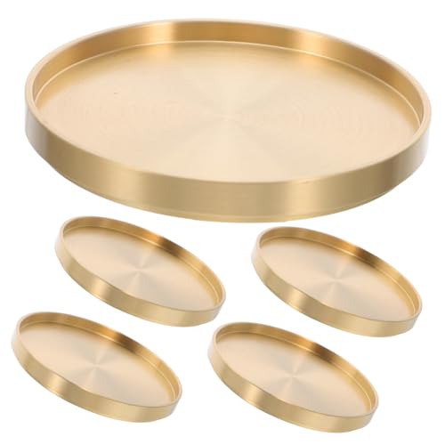 CIYODO 5 Stück Teiliges Kupfer Untersetzer Dekorative Retro Tassenuntersetzer Praktische Teetassen Saucer Hitzebeständig Vielseitig für Wohnzimmer Küche Büro Stilvolles Teezubehör CIYODO 5 Stück Teiliges Kupfer Untersetzer Dekorative Retro Tassenuntersetzer Praktische Teetassen Saucer Hitzebeständig Vielseitig für Wohnzimmer Küche Büro Stilvolles Teezubehör von CIYODO