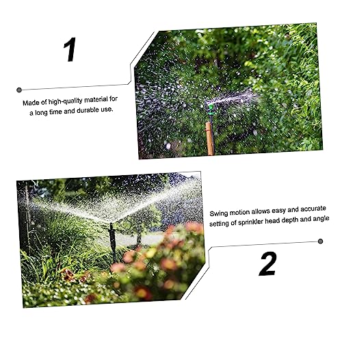 CIYODO 5 Stück Teiliges Pe Sprinkler Fitting mit Außengewinde Universeller Drehbarer Support Arm Swing Assembly Geeignet für Unterirdische Bewässerung von Rasenflächen und Parks CIYODO 5 Stück Teiliges Pe Sprinkler Fitting mit Außengewinde Universeller Drehbarer Support Arm Swing Assembly Geeignet für Unterirdische Bewässerung von Rasenflächen und Parks von CIYODO