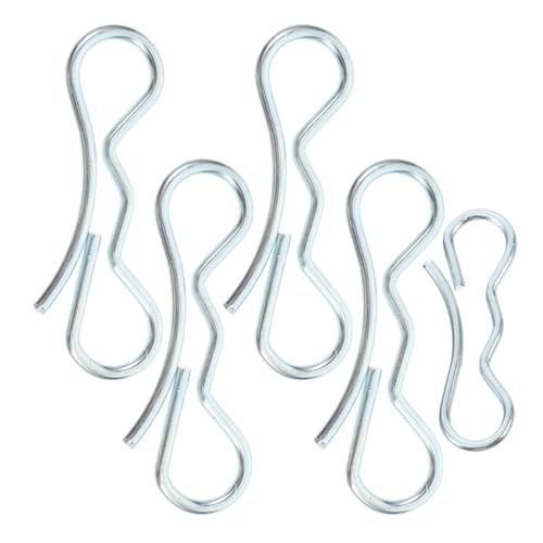 CIYODO 5 Stück Teiliges Set Deck Clip Bow Tie Lock Cotter Pins für Rasenmäher Zubehör Multifunktionale Tragbare Clips zur Sicherung von Decks und Gegenständen von CIYODO
