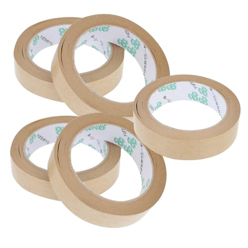 CIYODO 5 Stück Teiliges Umweltfreundliches Gummiertes Kraftpapier packband Stark Klebend Selbstklebend Reißbar Für Versand und Verpackung CIYODO 5 Stück Teiliges Umweltfreundliches Gummiertes Kraftpapier packband Stark Klebend Selbstklebend Reißbar Für Versand und Verpackung von CIYODO