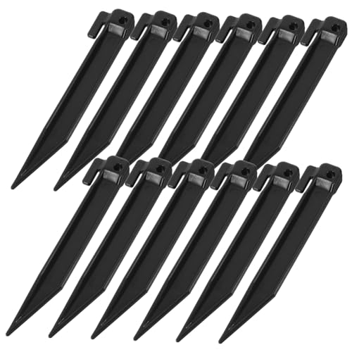 CIYODO 50 Stück Robuste Pack Heringe für Windfeste Befestigung Lange Erdnägel für Rasenmäher und Outdoor Aktivitäten zu Installieren und Vielseitig Einsetzbar von CIYODO