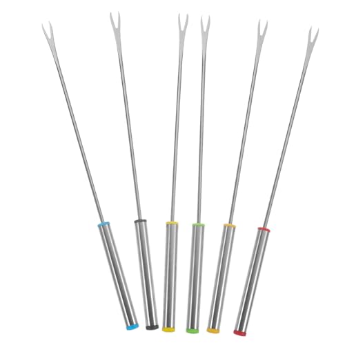 CIYODO 6 Stück Teiliges Grillgabeln mit Einzigartigem Gabelkopf Ergonomischer Griff Vielseitig für Bbq Fondue Obst und Dessert Hitzebeständig und Langlebig Perfektes Zubehör für Grill CIYODO 6 Stück Teiliges Grillgabeln mit Einzigartigem Gabelkopf Ergonomischer Griff Vielseitig für Bbq Fondue Obst und Dessert Hitzebeständig und Langlebig Perfektes Zubehör für Grill von CIYODO