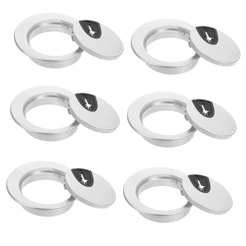 CIYODO 6 Stück Kabeldurchführung für Schreibtisch Runde Kabellochabdeckung Kabelmanagement für Büro und Home Office aus Robustem Kunststoff Installieren CIYODO 6 Stück Kabeldurchführung für Schreibtisch Runde Kabellochabdeckung Kabelmanagement für Büro und Home Office aus Robustem Kunststoff Installieren von CIYODO