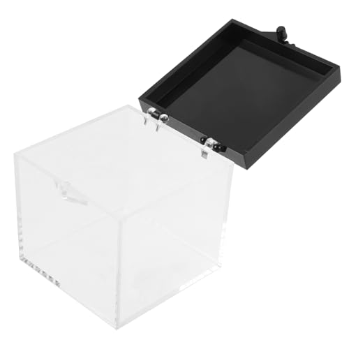 CIYODO 6 Stück Teiliges Transparente Quadratische Mineralien aufbewahrungsboxen Stabile Display behälter für Proben Edelsteine Klare Schaukästen für Sammlung und Dekoration von CIYODO