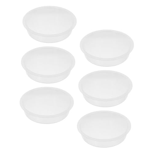 CIYODO 6 Stück Teiliges Vogeltränken aus Kunststoff Wasserfestes Trinkschälchen für Vögel Leicht zu Reinigen für Garten Terrasse und Außenbereiche Fördert Vogelfütterung und Wohlbefinden von CIYODO