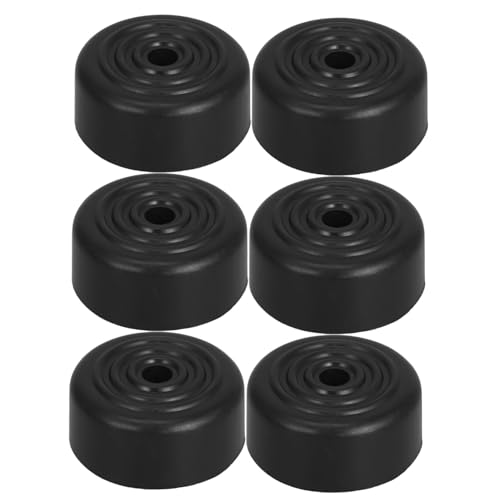 CIYODO 6 Stück Verstellbare Möbelbeine Schwarze Sofabeine Robuste Unterstützung für Tische und Schränke Einfach zu Montieren für DIY Möbelprojekte von CIYODO