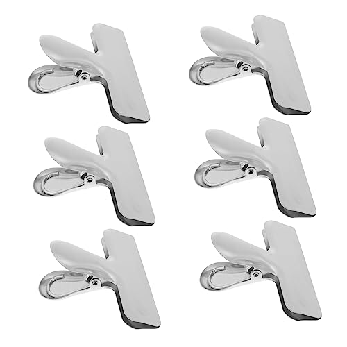 CIYODO 6stücke Edelstahl Lebensmittelclip Verschlussbeutel Clip Verschluss Für Aufbewahrungsbeutel Snackbeutelclip Praktischer Versiegelungsbeutel CIYODO 6stücke Edelstahl Lebensmittelclip Verschlussbeutel Clip Verschluss Für Aufbewahrungsbeutel Snackbeutelclip Praktischer Versiegelungsbeutel von CIYODO