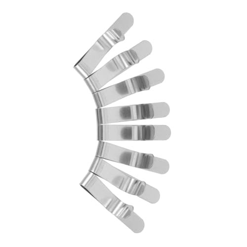CIYODO 8 Stück Edelstahl Kuchenring Befestigungsclips für Tortenringe Höhe Einfache Handhabung Kompakt und Langlebig für Backutensilien und Professionelle Konditorei CIYODO 8 Stück Edelstahl Kuchenring Befestigungsclips für Tortenringe Höhe Einfache Handhabung Kompakt und Langlebig für Backutensilien und Professionelle Konditorei von CIYODO