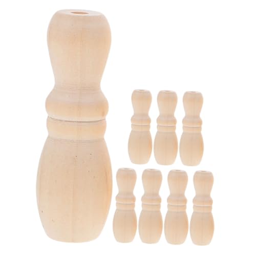 CIYODO 8 Stück Teiliges Holz Jalousien Zugknöpfe Vase Form Dekorative Draperie Hardware für Fensterdekoration und Vorhänge Langlebig und Vielseitig Einsetzbar von CIYODO