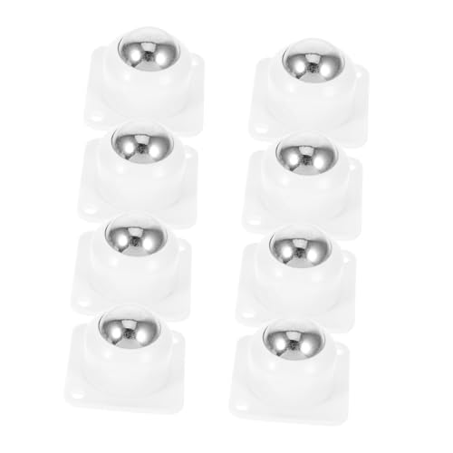CIYODO 8 Stück Teiliges Selbstklebende Leise Schwenkbar für Kleine Küchengeräte Möbel und Haushaltsgeräte Flexible Geräuscharme Mini laufrollen Einfache Montage von CIYODO